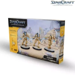 StarCraft - Tabletop Miniatures Game - Zealot - Protoss Expansion Set - Version Anglaise