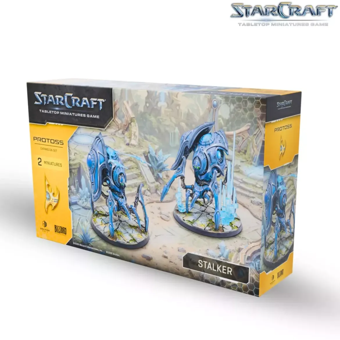 StarCraft - Tabletop Miniatures Game - Stalker - Protoss Expansion Set - Version Anglaise