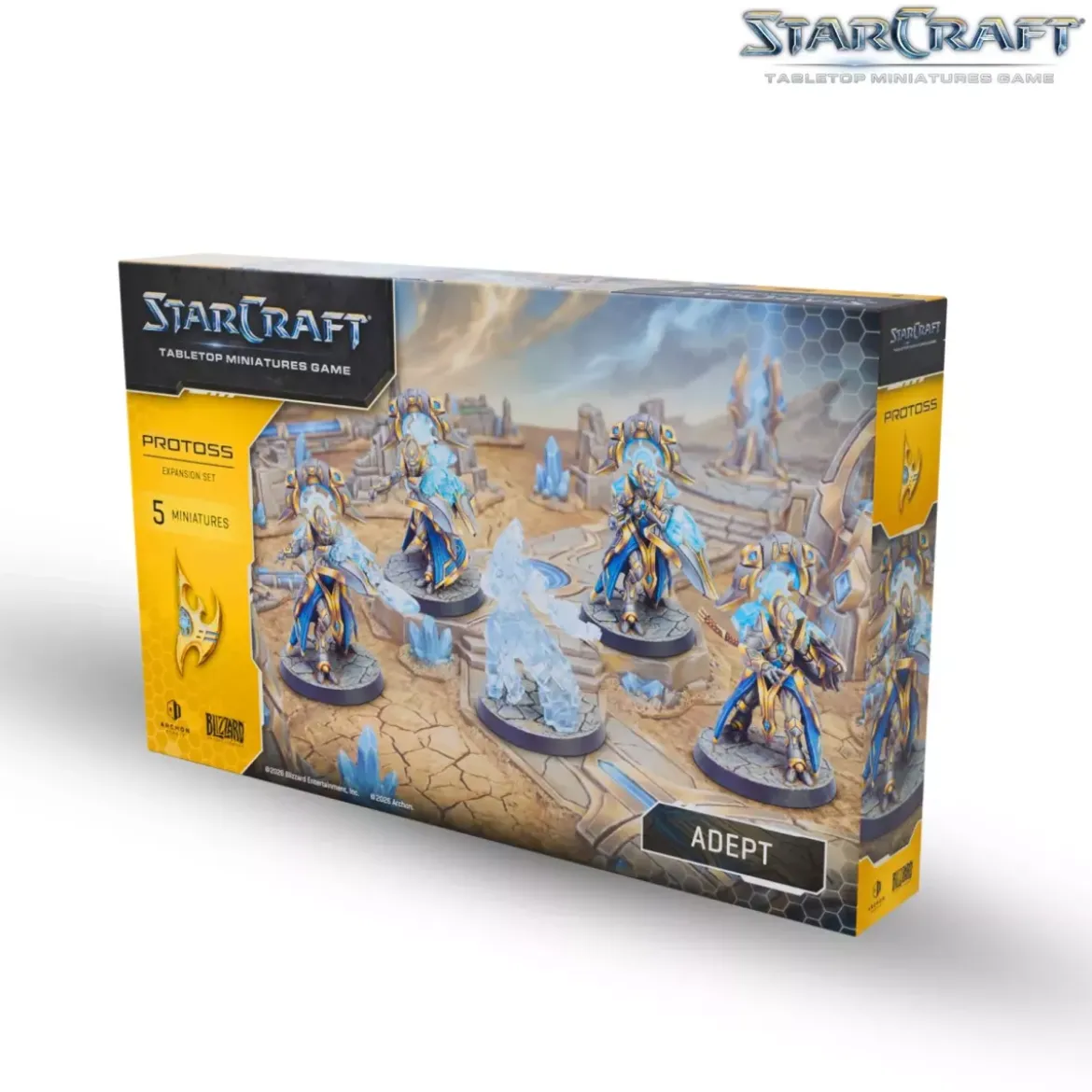 StarCraft - Tabletop Miniatures Game - Adept - Protoss Expansion Set - Version Anglaise