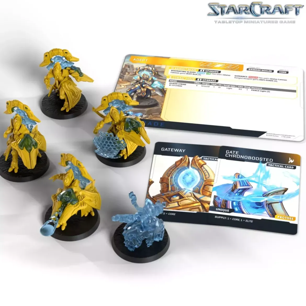 StarCraft - Tabletop Miniatures Game - Adept - Protoss Expansion Set - Version Anglaise