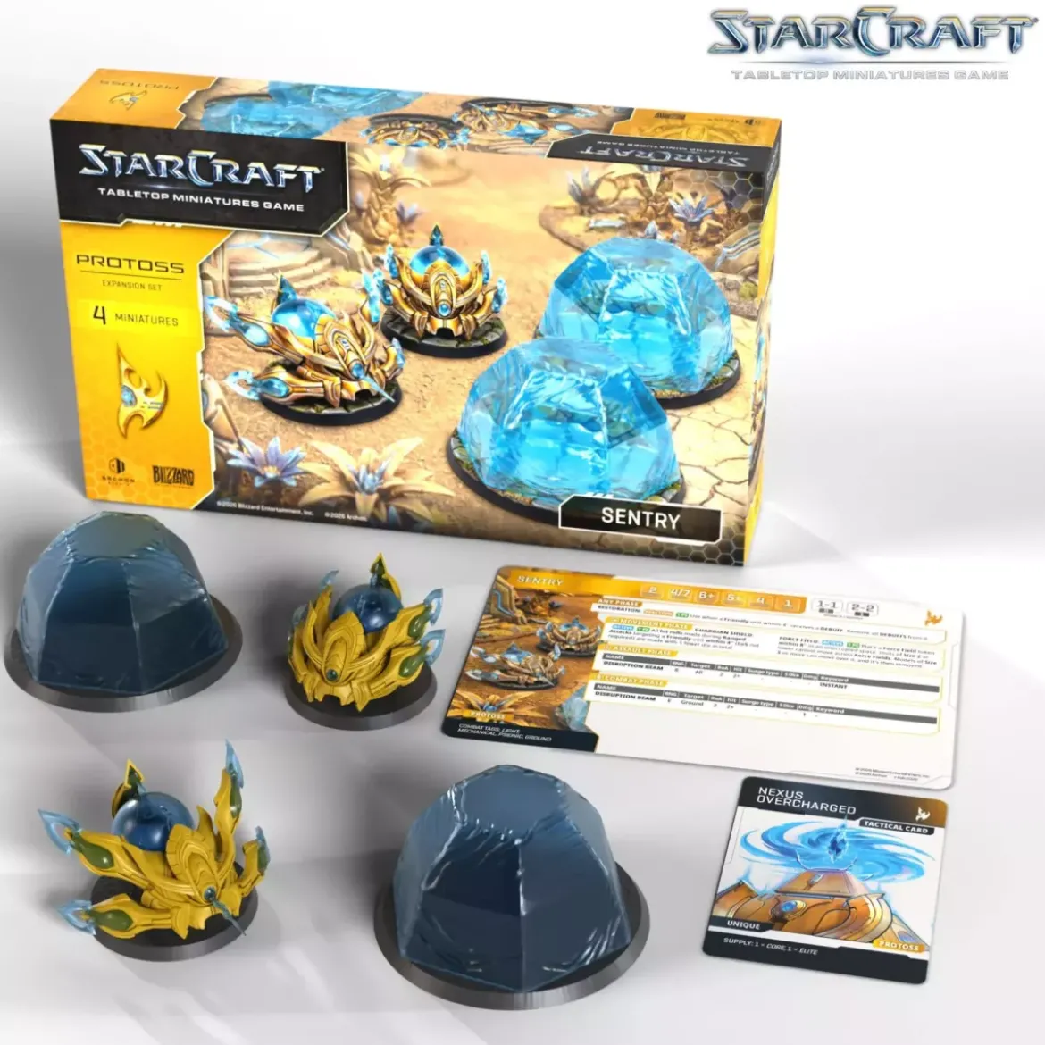 StarCraft - Tabletop Miniatures Game - Sentry - Protoss Expansion Set - Version Anglaise