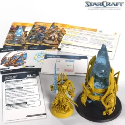StarCraft - Tabletop Miniatures Game - Artanis & Pylon - Protoss Hero Expansion Set - Version Anglaise