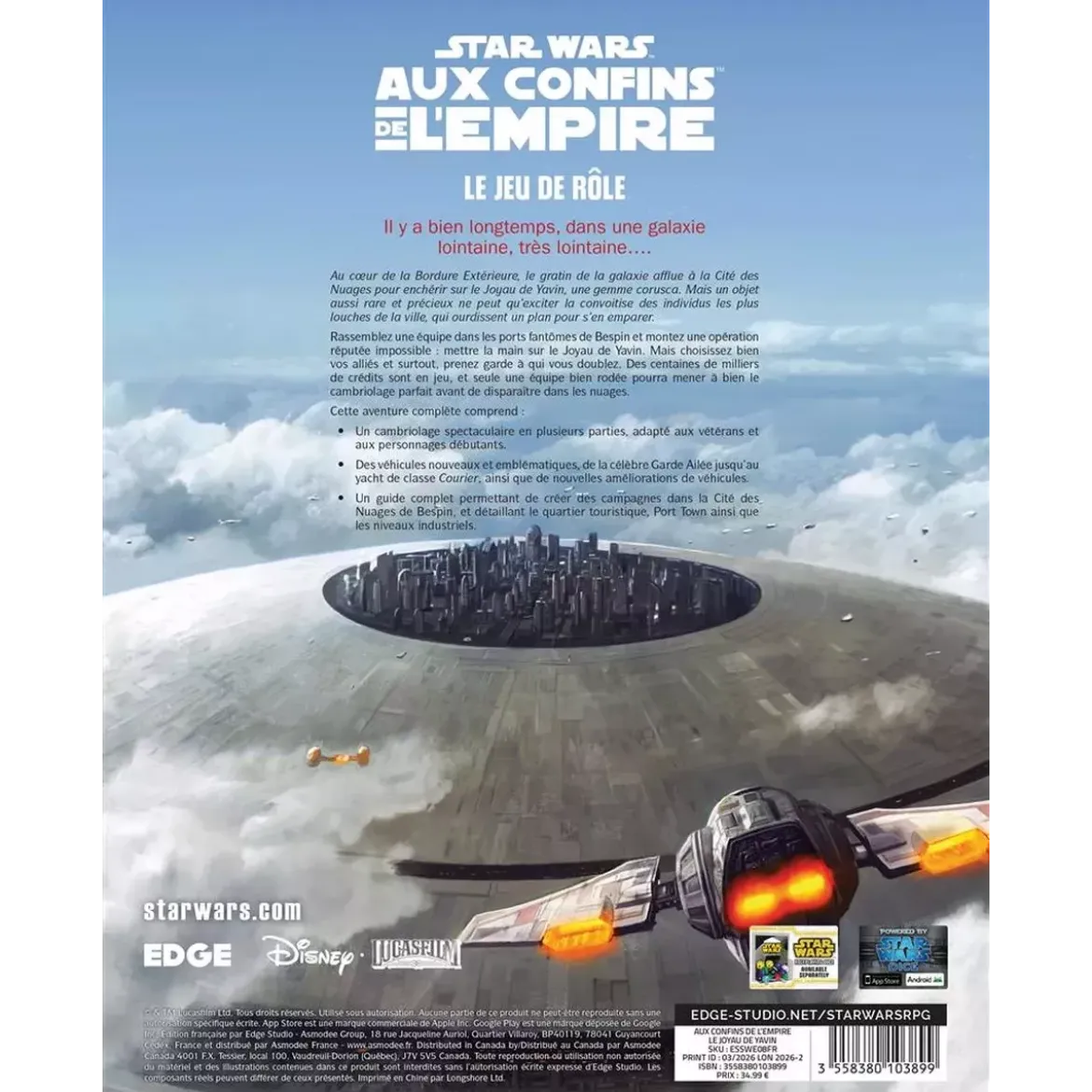 Star Wars Aux Confins de l’Empire : Le Joyau de Yavin