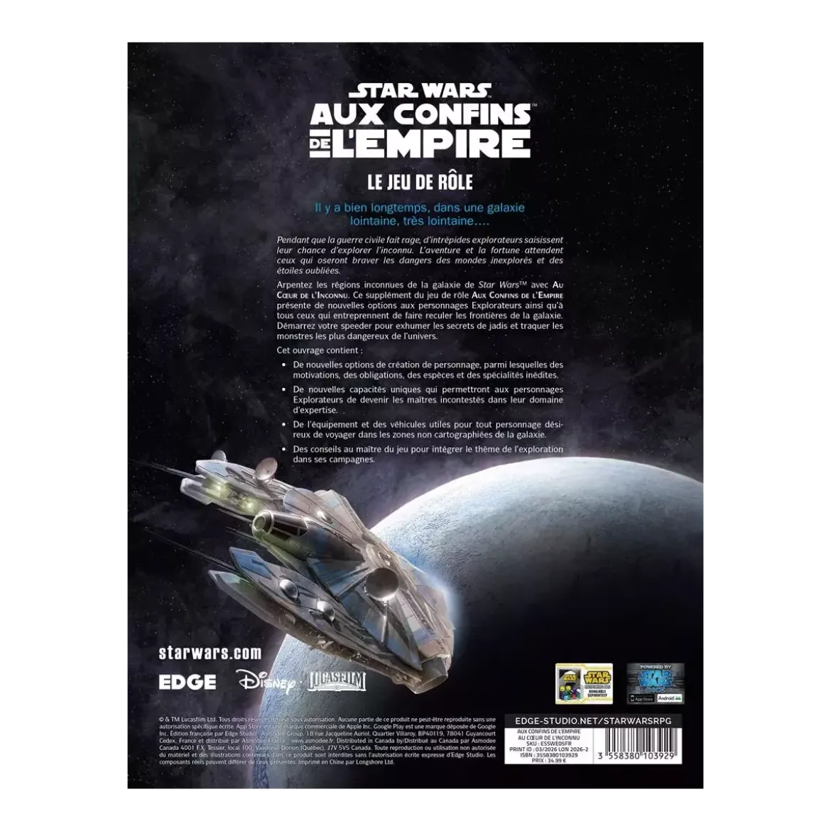 Star Wars Aux Confins de l’Empire : Au Cœur de l’Inconnu