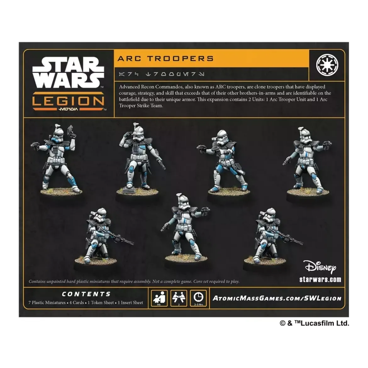 Star Wars : Légion - ARC Troopers - Extension d'Unité