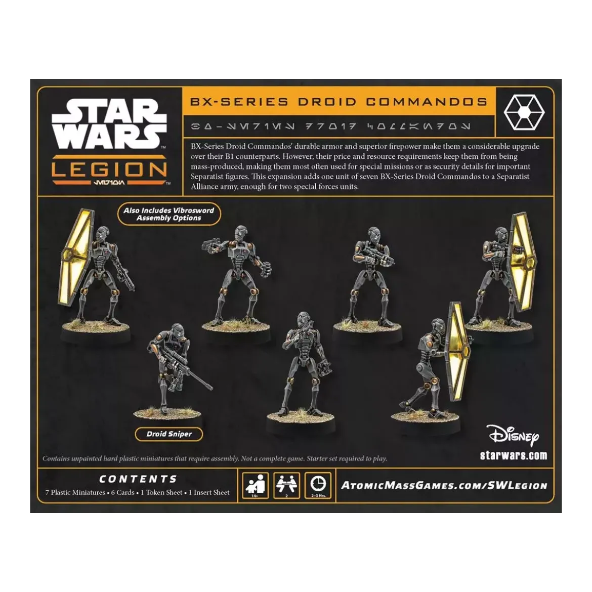Star Wars : Légion - BX-Series Doid Commando (Reissue) - Extension d'Unité