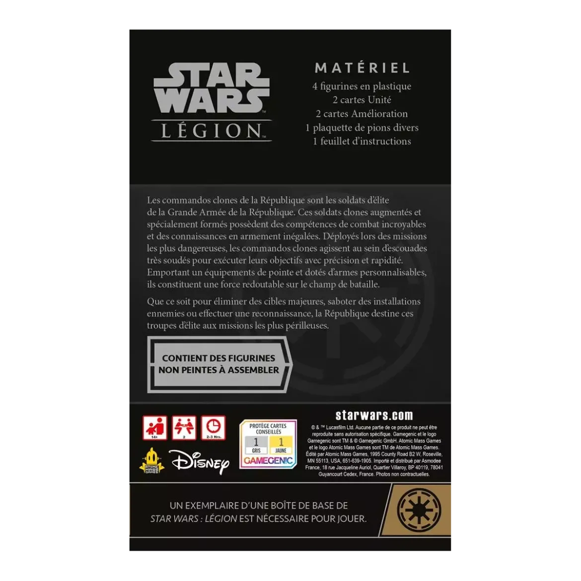Star Wars : Légion - Commandos Clones de la République - Extension d'Unité