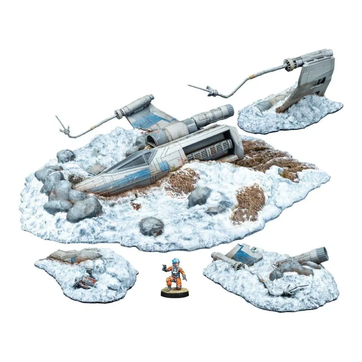 Star Wars : Légion - Crash de X-Wing - Extension de Champ de Bataille