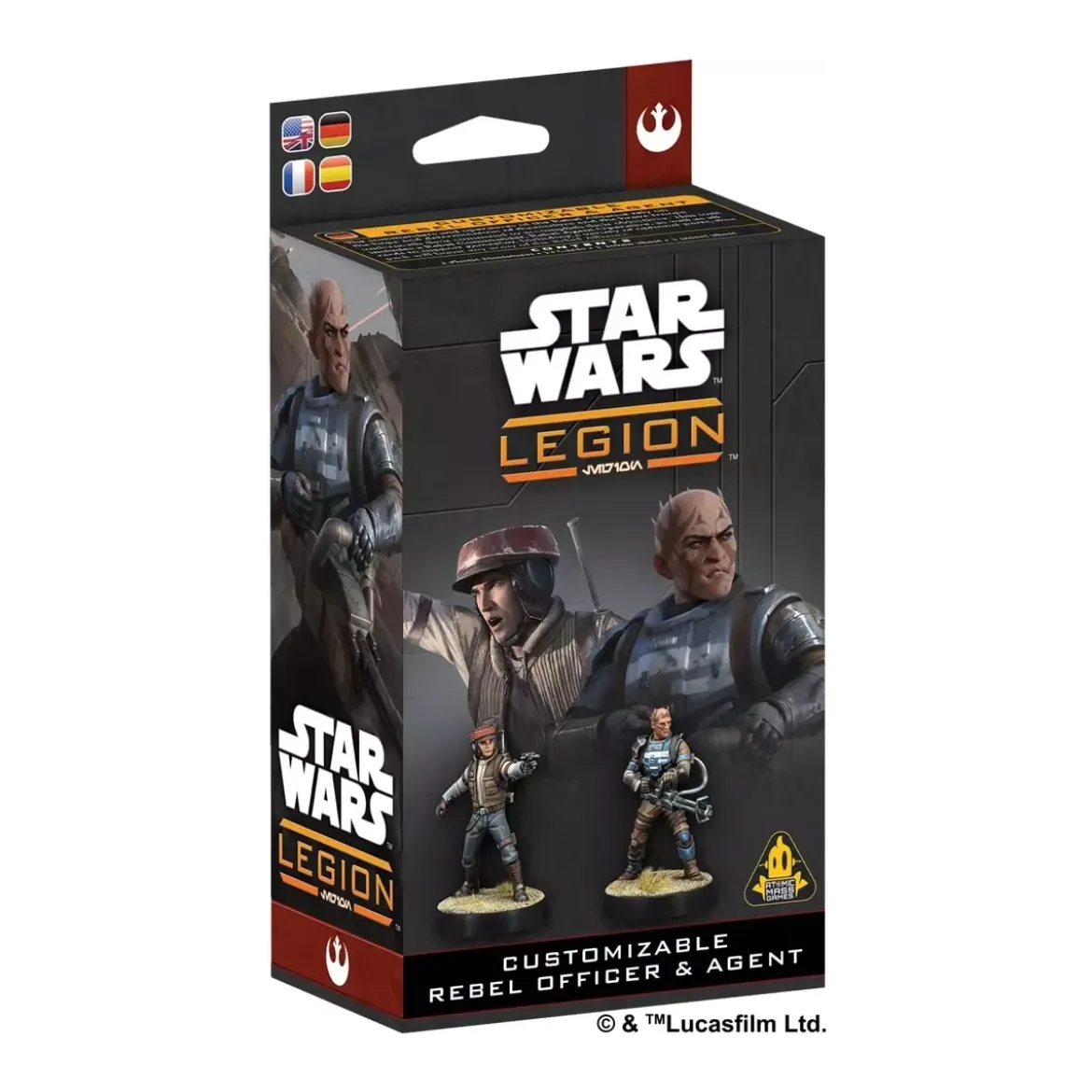 Star Wars : Légion - Customizable Rebel Officer and Agent - Extension Commandant