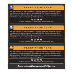 Star Wars : Légion - Fleet Troopers (Reissue) - Extension d'Unité