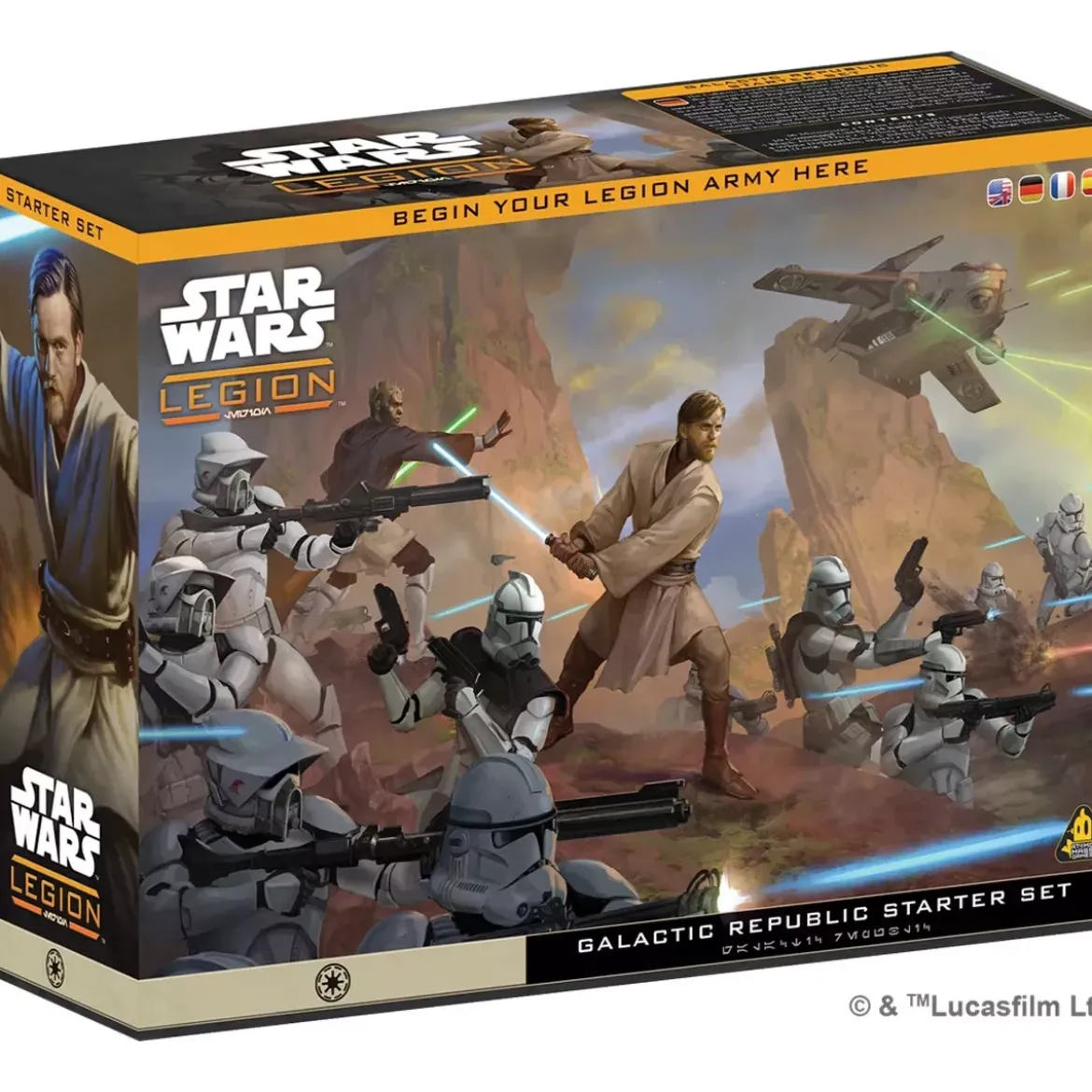 Star Wars : Légion - Galactic Republic Starter Set - Boîte de Base
