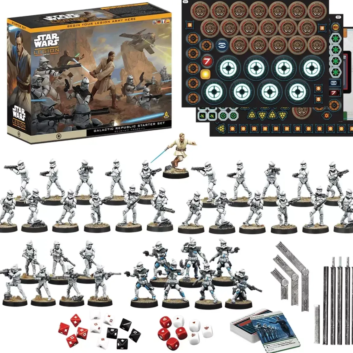 Star Wars : Légion - Galactic Republic Starter Set - Boîte de Base
