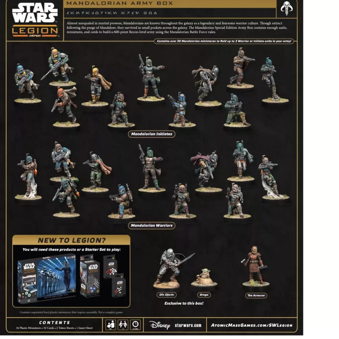 Star Wars : Légion - Mandalorian Army Box - Extension de Forces Armées