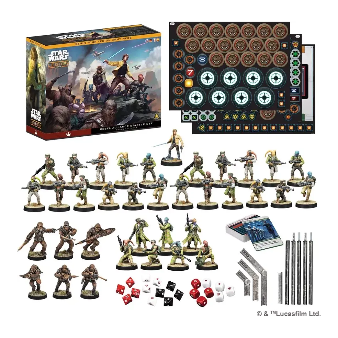 Star Wars : Légion - Rebel Alliance Starter Set - Boîte de Base