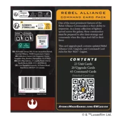 Star Wars : Légion - Rebel Alliance - Command Card Pack