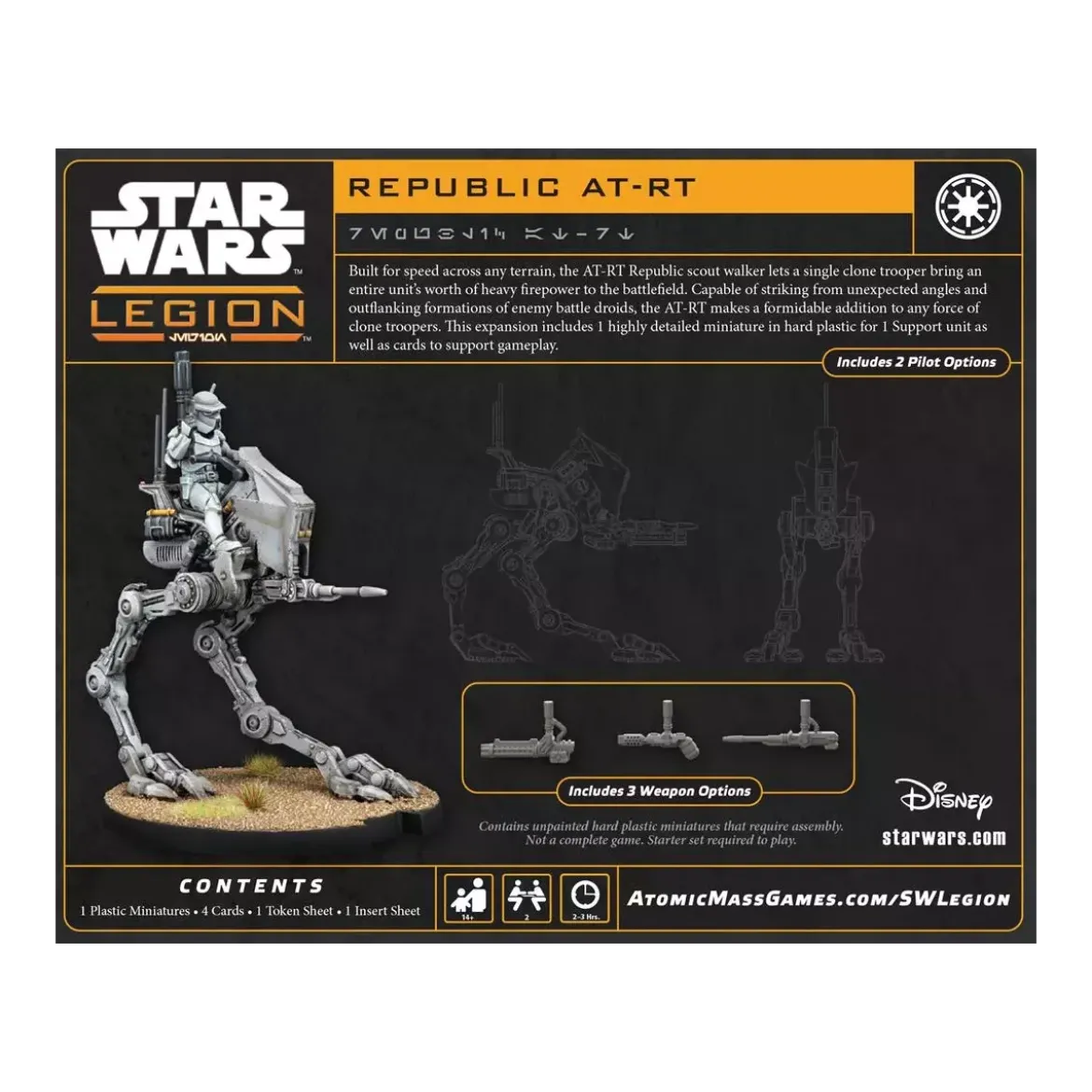 Star Wars : Légion - Republic AT-RT (Reissue) - Extension d'Unité