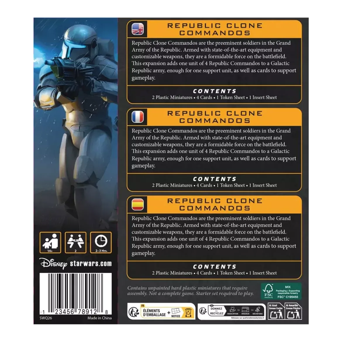 Star Wars : Légion - Republic Clone Commandos (Reissue) - Extension d'Unité