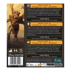 Star Wars : Légion - Sun Fac & Poggle the Lesser - Extension Commandant / Agent