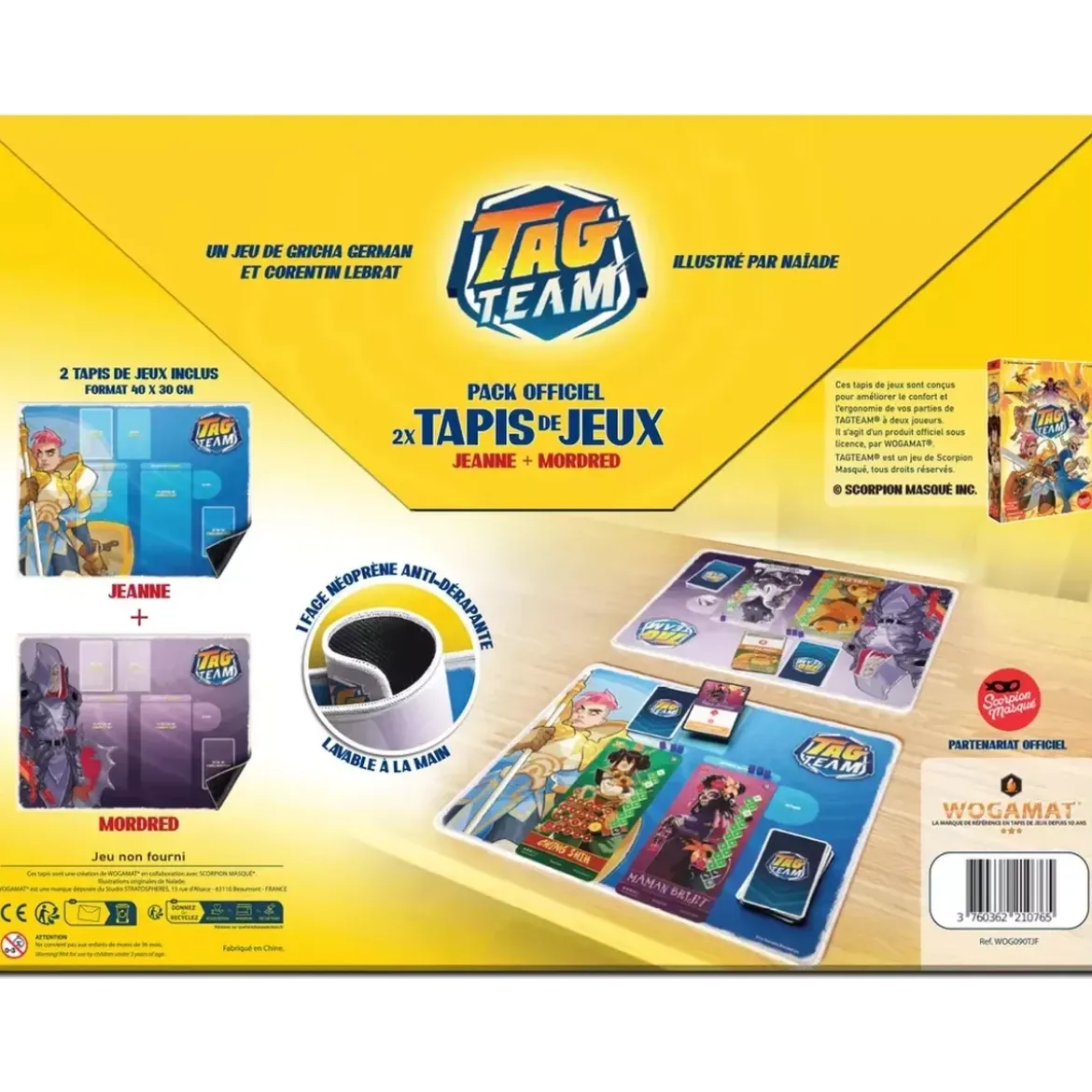 Tag Team - Tapis de jeu Jeanne et Mordred