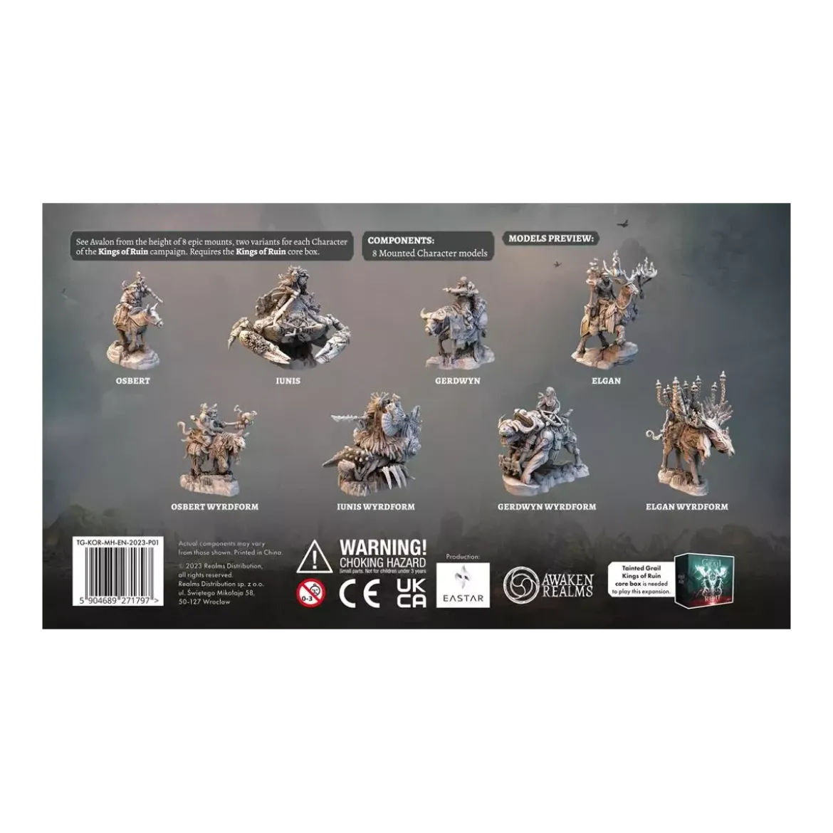 Tainted Grail - Kings of Ruin : Mounted Heroes