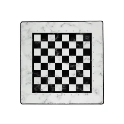 Tapis de jeu - Échecs Marbre Blanc (40 x 40 cm)