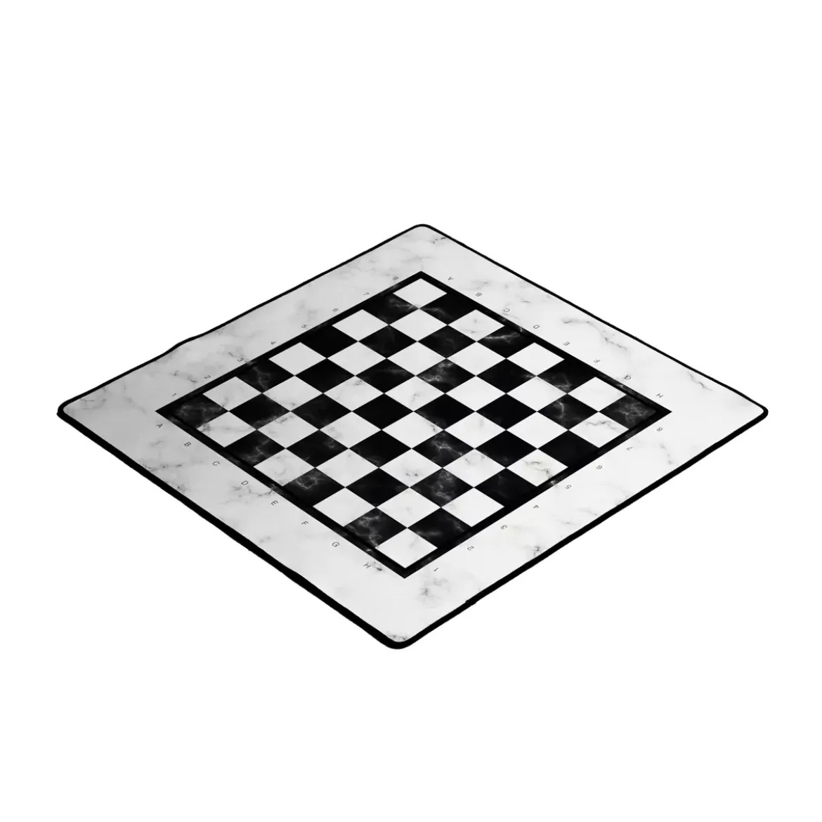Tapis de jeu - Échecs Marbre Blanc (40 x 40 cm)