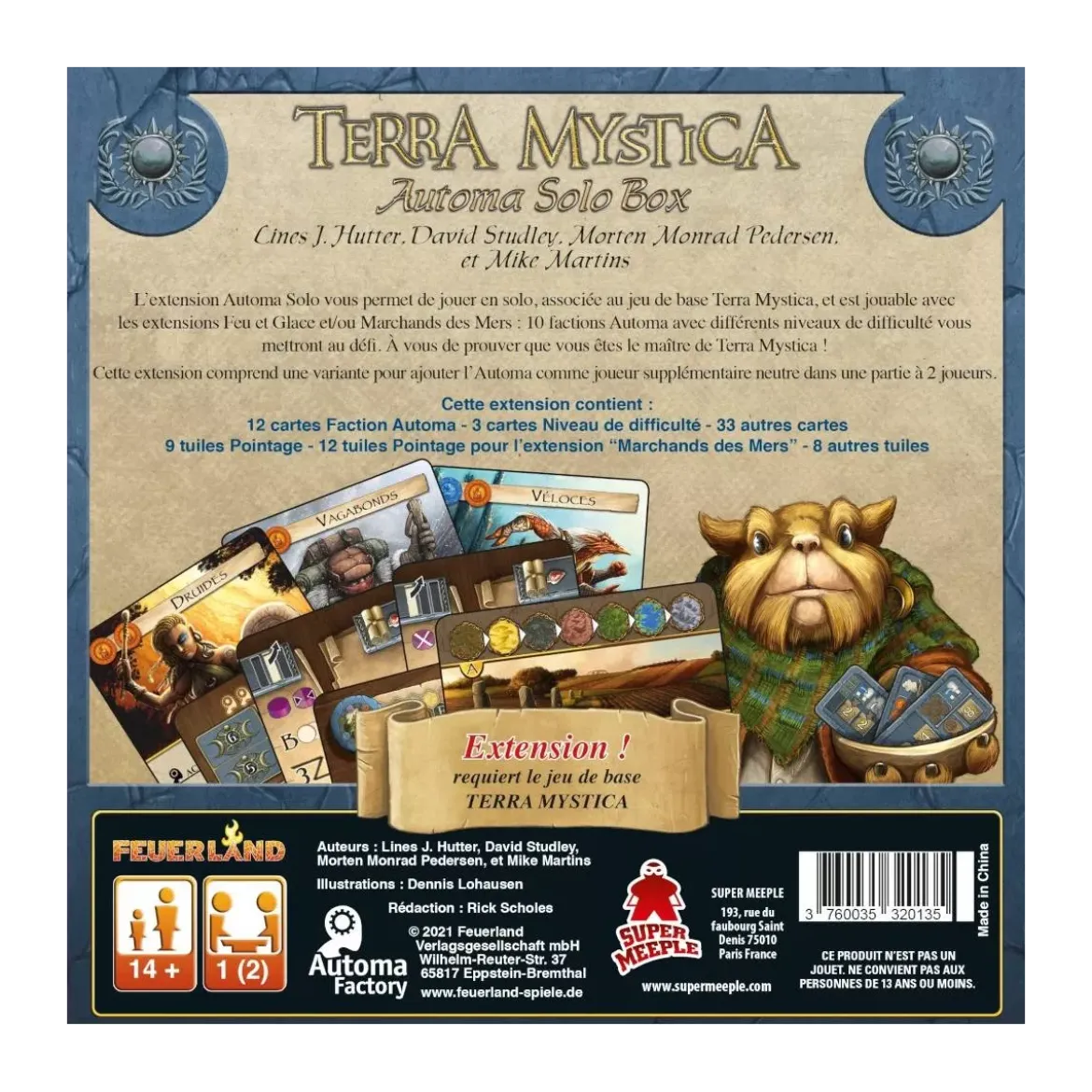 Terra Mystica : Automa Solo Box - Extension