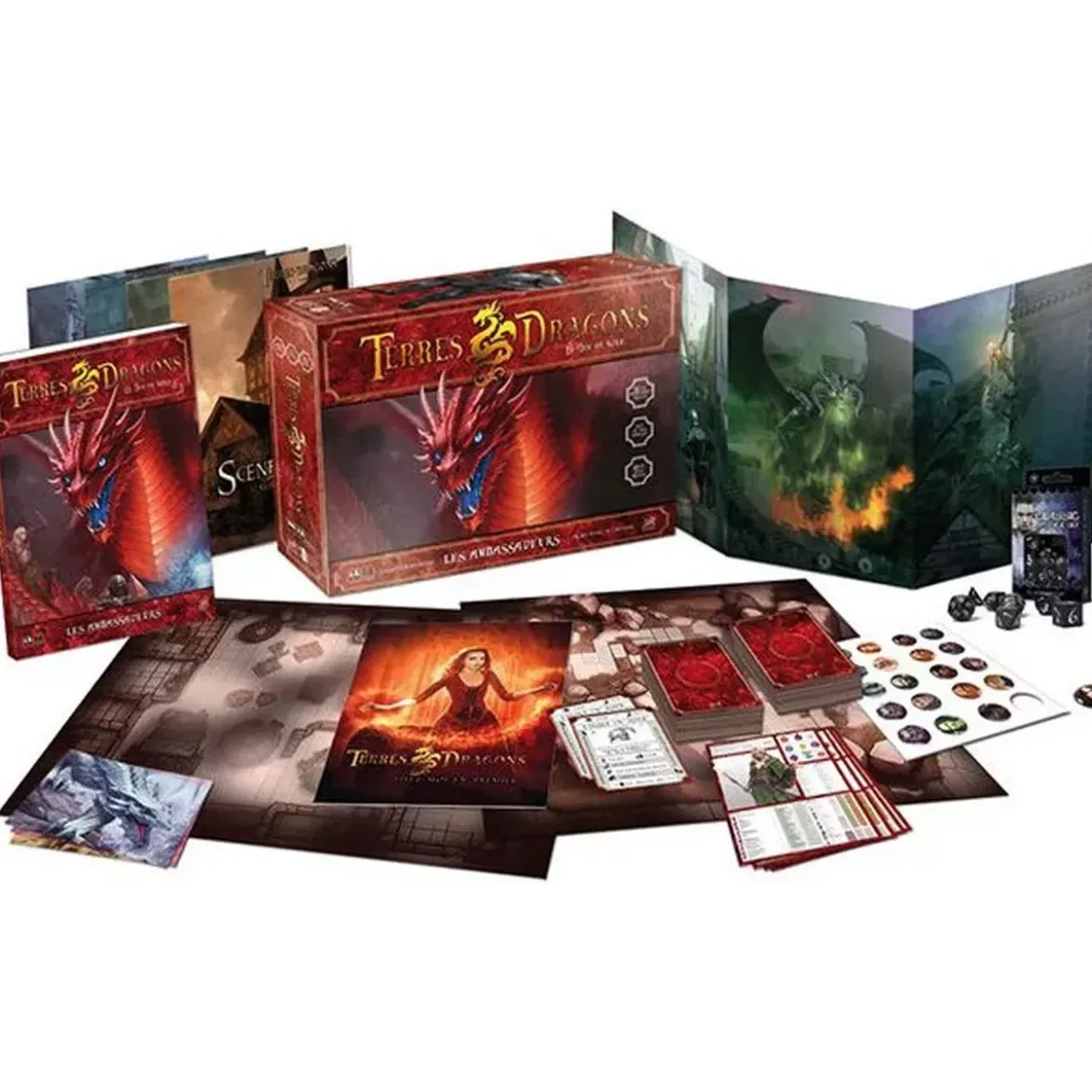Terres-Dragons : le Jeu de Rôle - Coffret