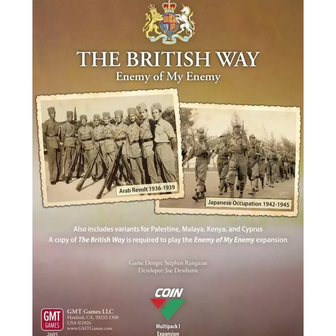 The British Way : Enemy of my Enemy - Extension - Version Anglaise