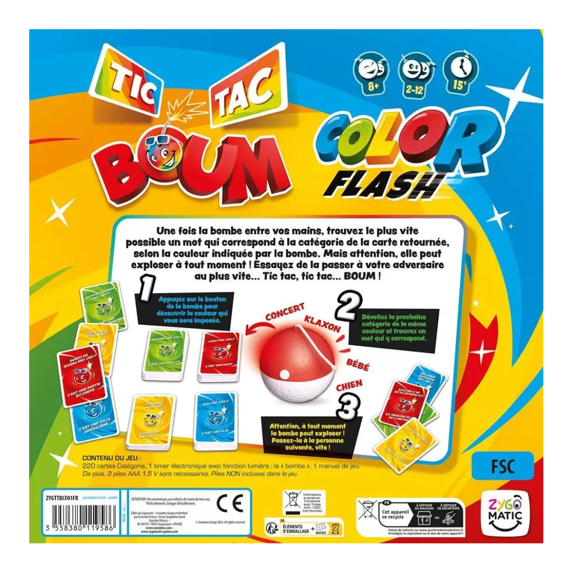Tic Tac Boum Color Flash