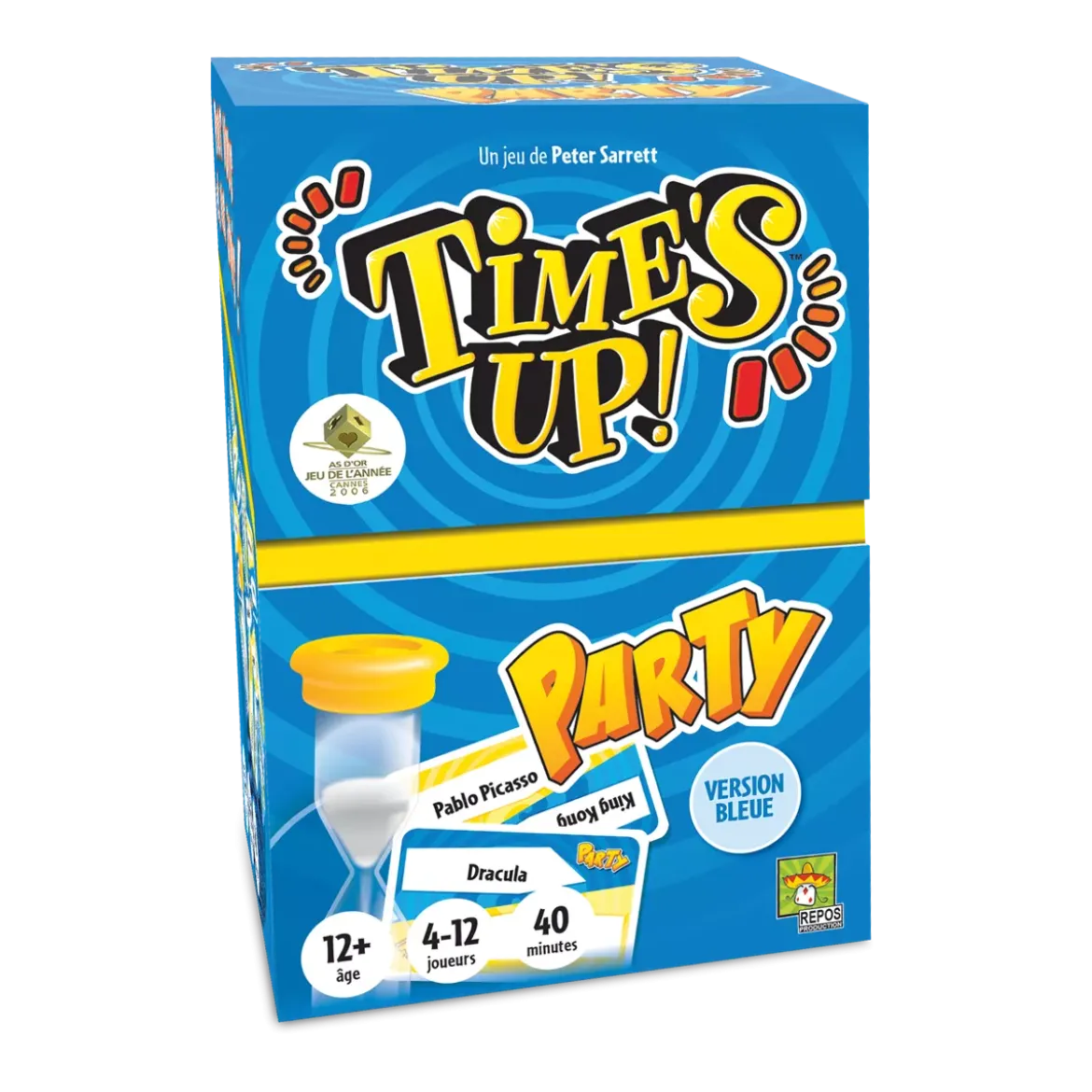 Time's Up Party Bleu