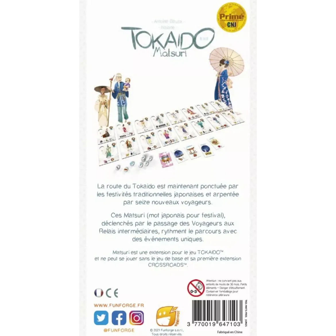 Tokaido : Matsuri 5e anniversaire - Extension