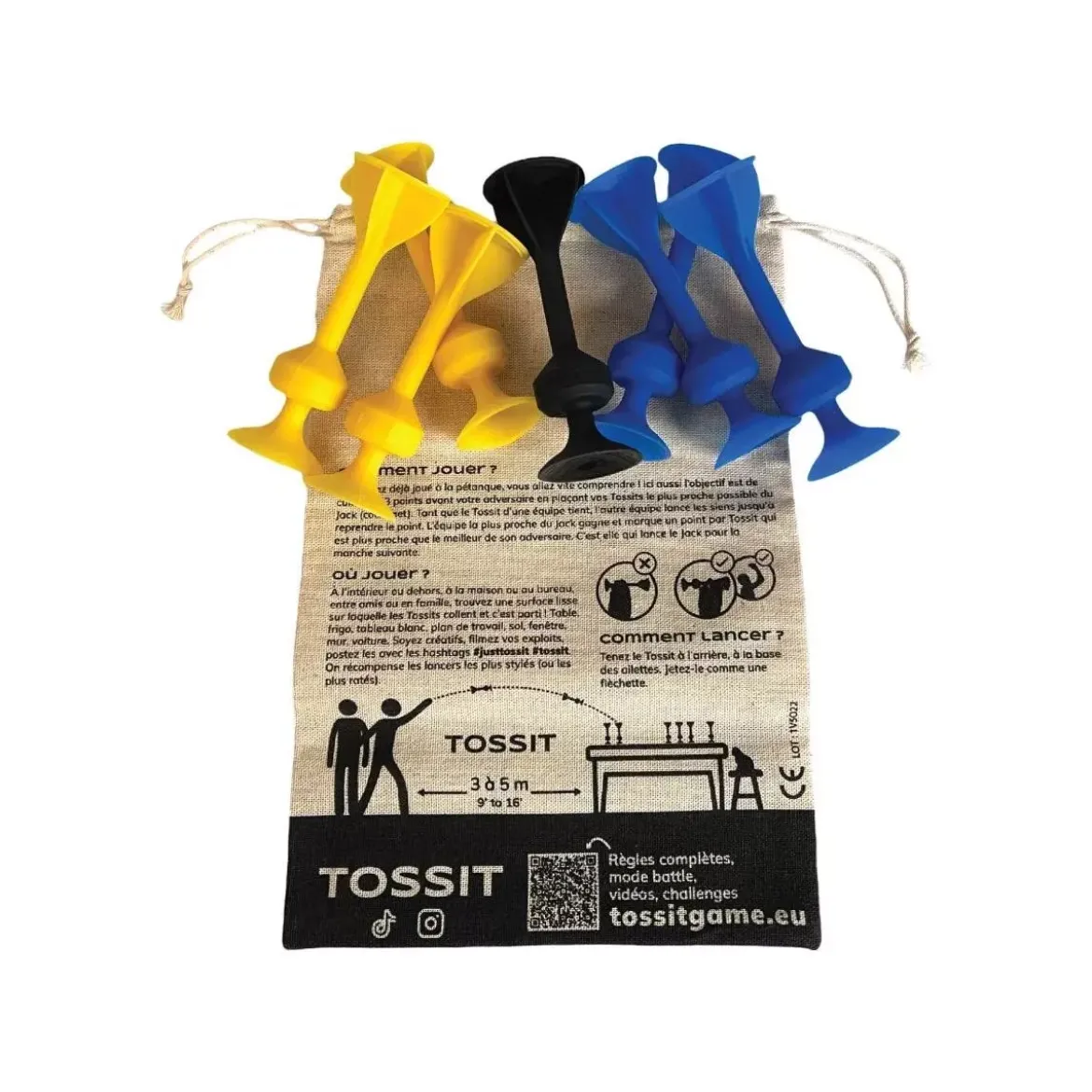 Tossit : Bleu - Jaune