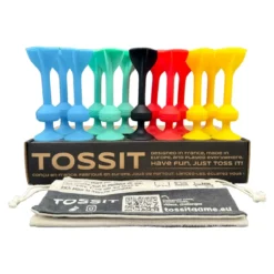 Tossit Pack Famille : Rouge - Cyan - Bleu - Jaune