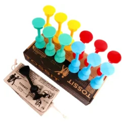 Tossit Pack Famille : Rouge - Cyan - Bleu - Jaune