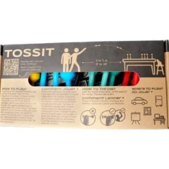 Tossit Pack Famille : Rouge - Cyan - Bleu - Jaune