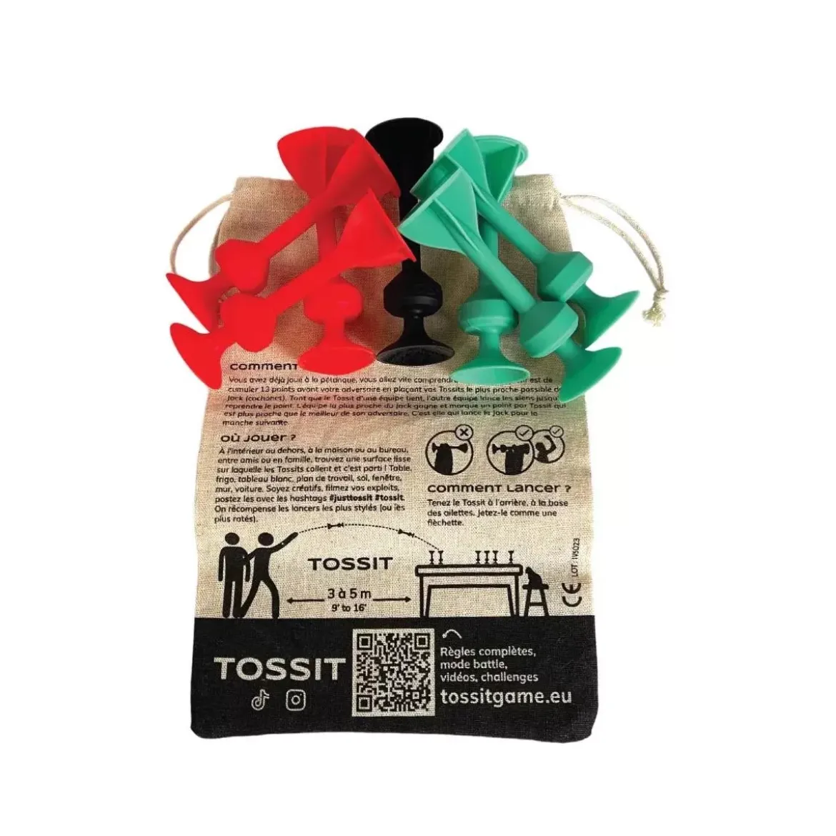 Tossit : Rouge - Cyan