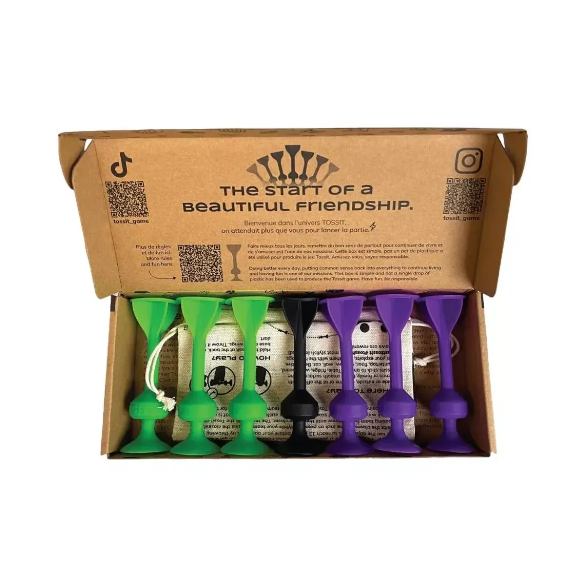 Tossit : Violet - Vert