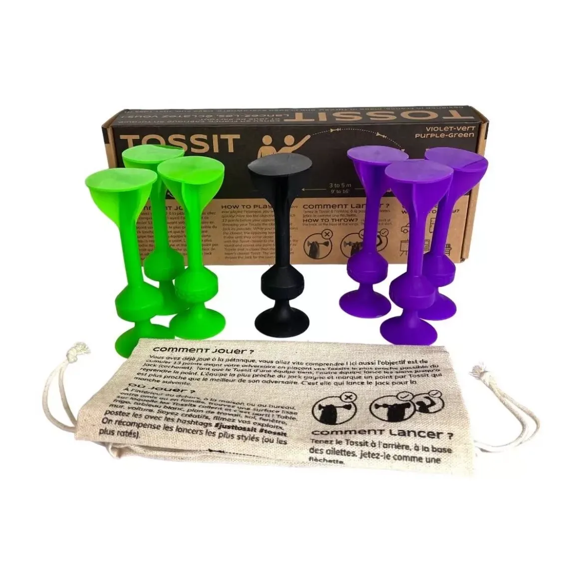 Tossit : Violet - Vert