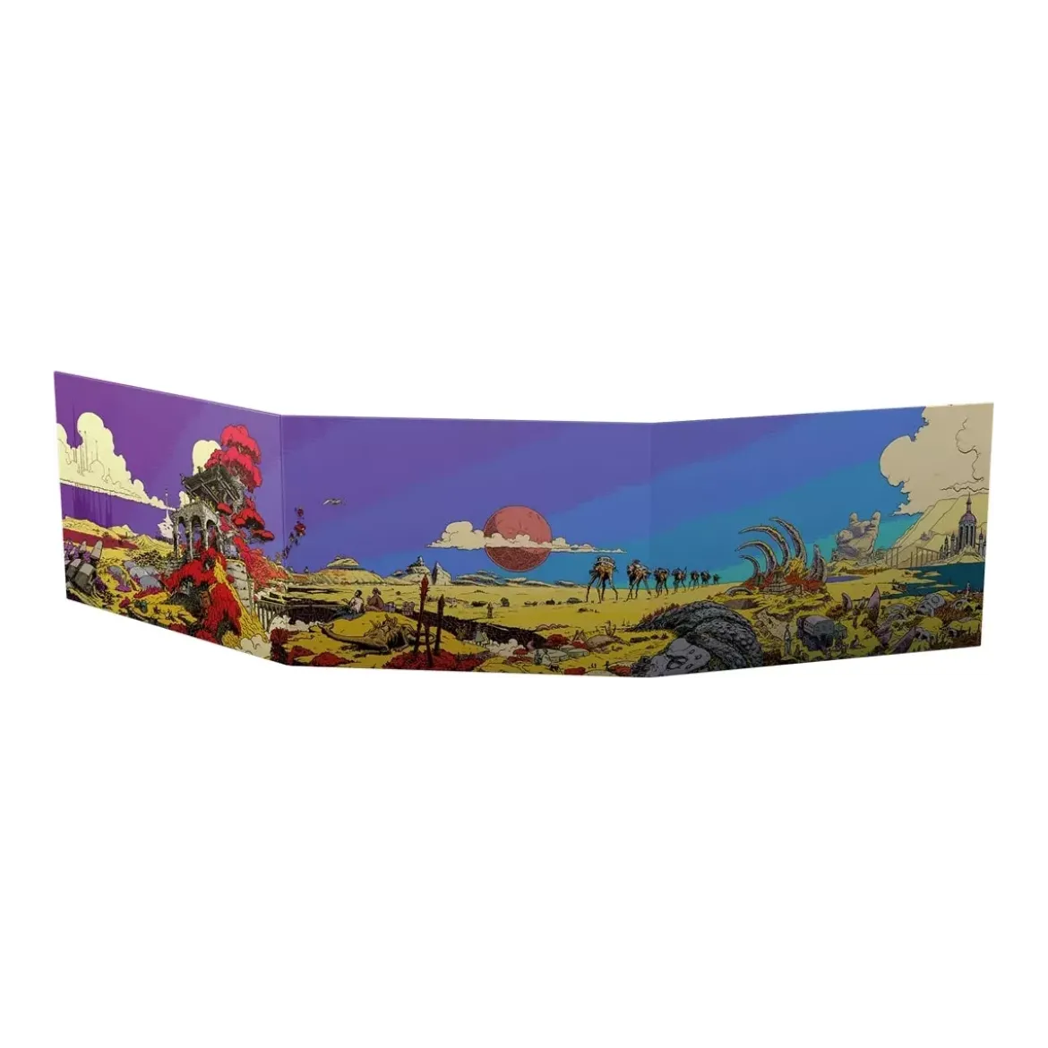 Ultraviolet Grassland - Les Prairies Ultraviolettes et la Cité Noire : Carte et Écran