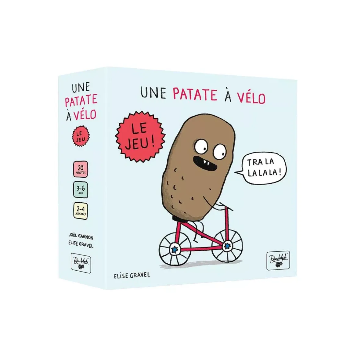 Une patate à vélo