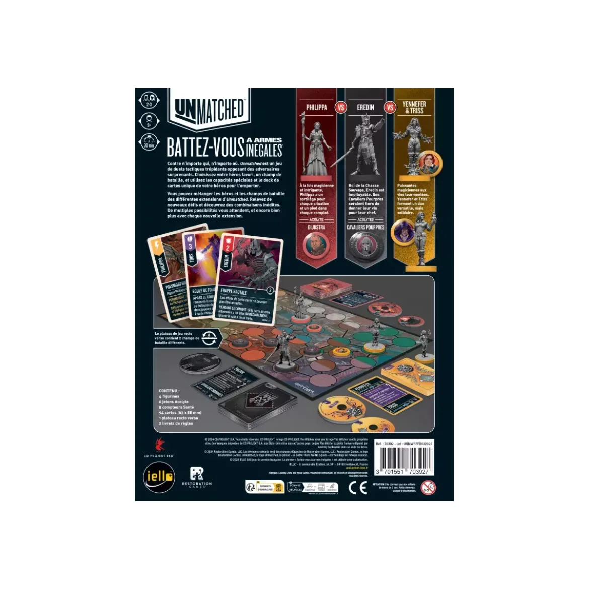 Unmatched The Witcher : La Chute des Royaumes