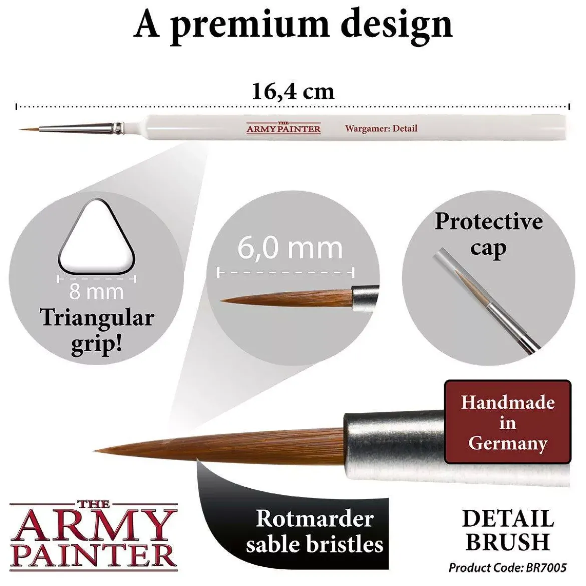 Wargamer Brush : Detail - Pinceaux