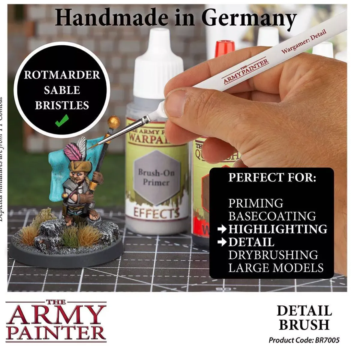 Wargamer Brush : Detail - Pinceaux