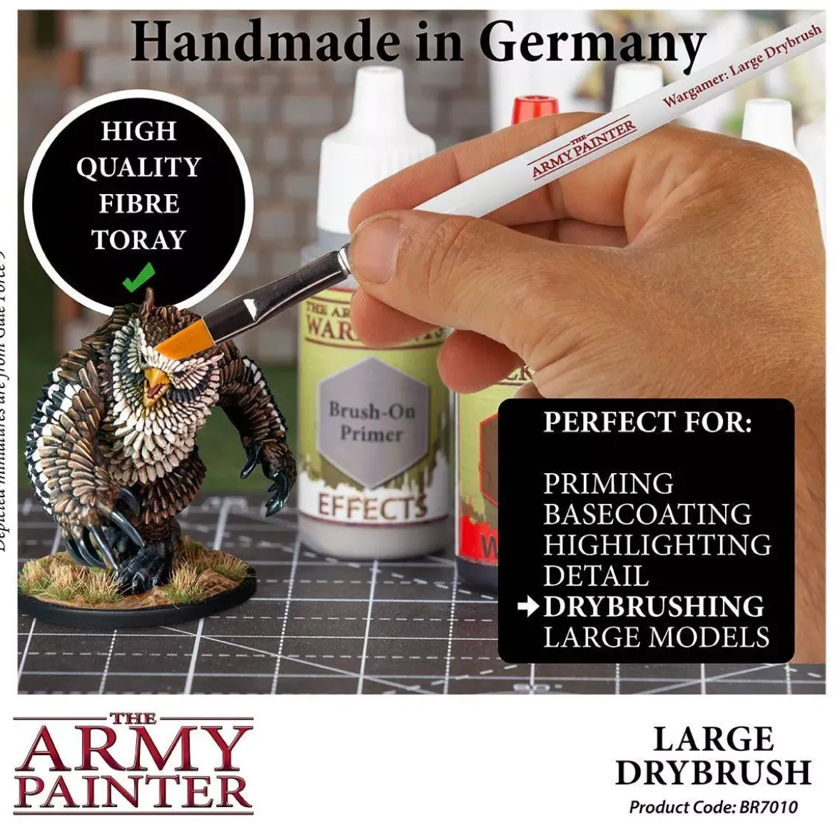 Wargamer Brush : Large Drybrush - Pinceaux