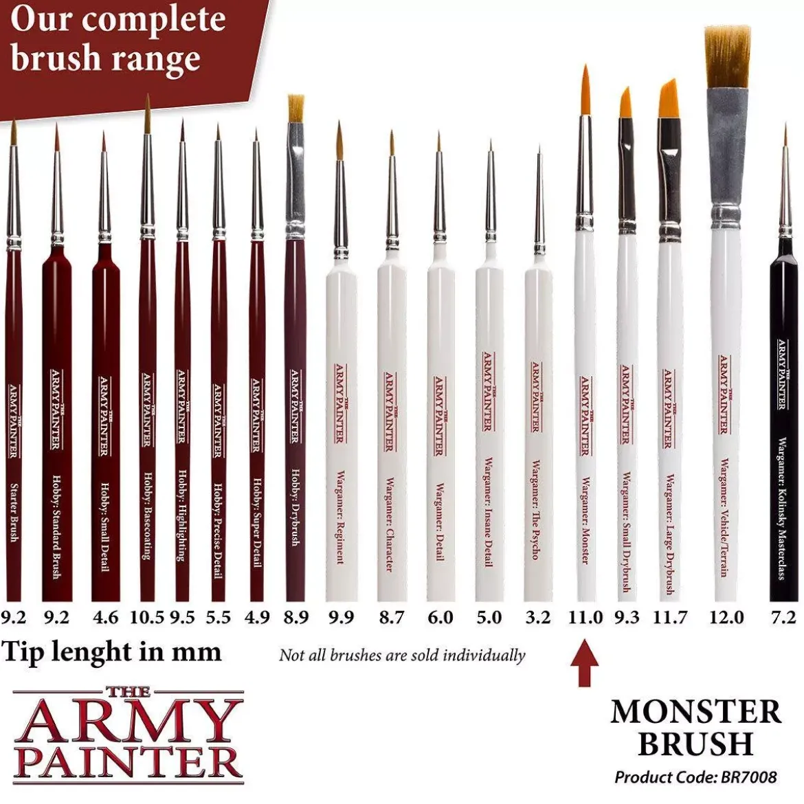 Wargamer Brush : Monster - Pinceaux