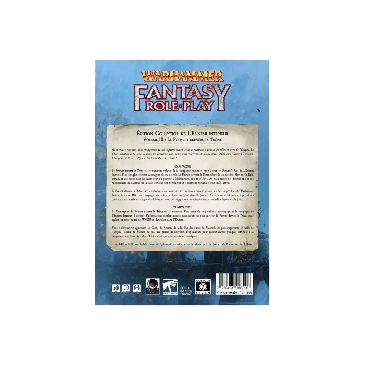 Warhammer Fantasy 4 - Le Pouvoir derrière le Trône - Collector