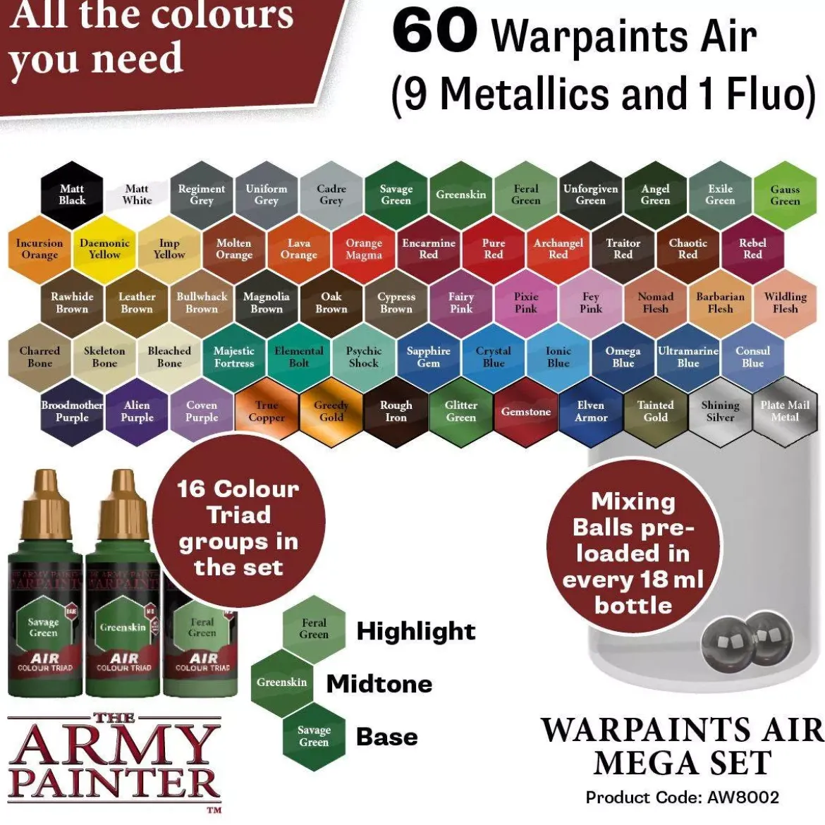 Warpaints Air : Mega Set - Peinture