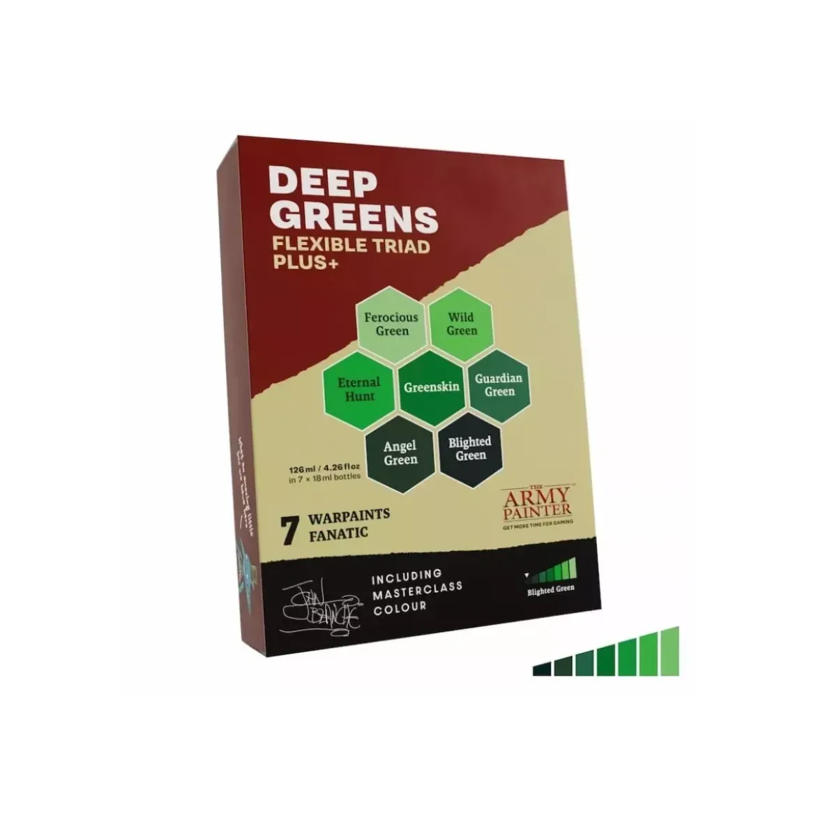 Warpaints Fanatic : Deep Green Flexible Triad PLUS+