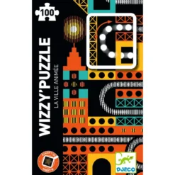 Wizzy' Puzzle La Ville Animée - 100 pièces